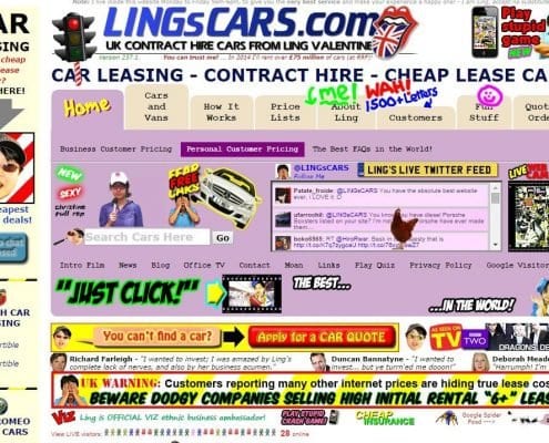 bad website design